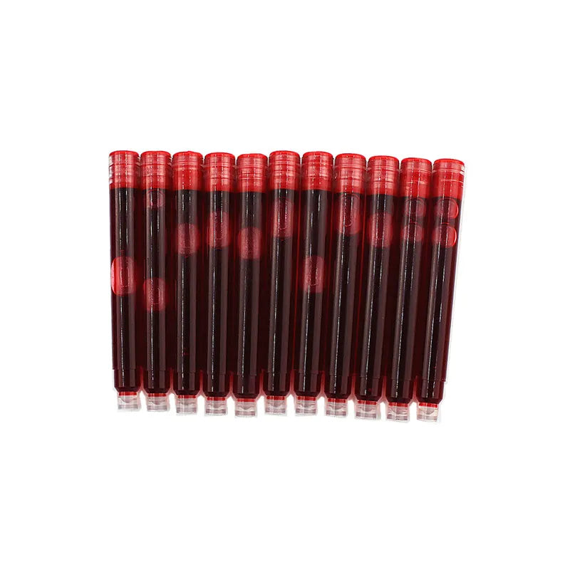 New High quality 10pcs Color Ink Supplies fountain Pen ink Refill cartridge office school student stationery
