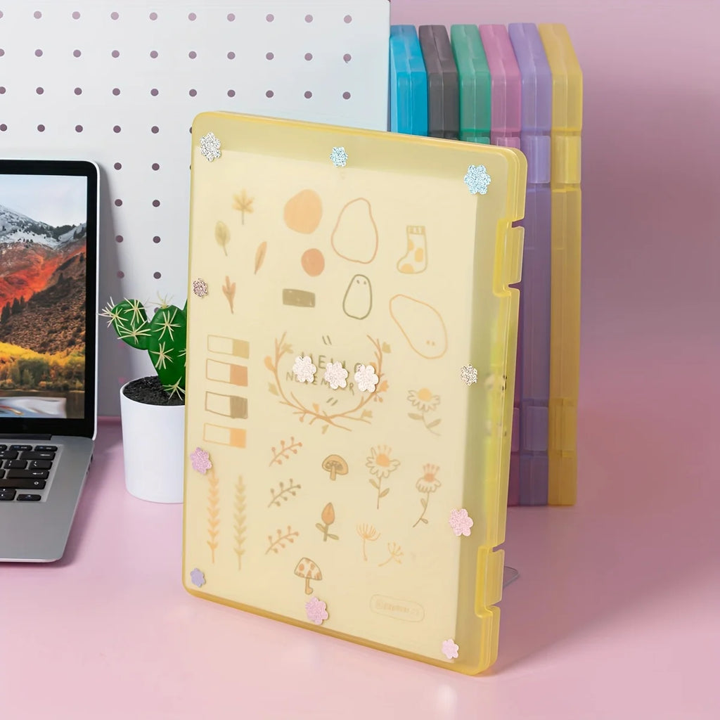 Invoice Storage Box, Office Supplies, Document Folder, Check Receipt, Household Manual, A4 File Organizer.