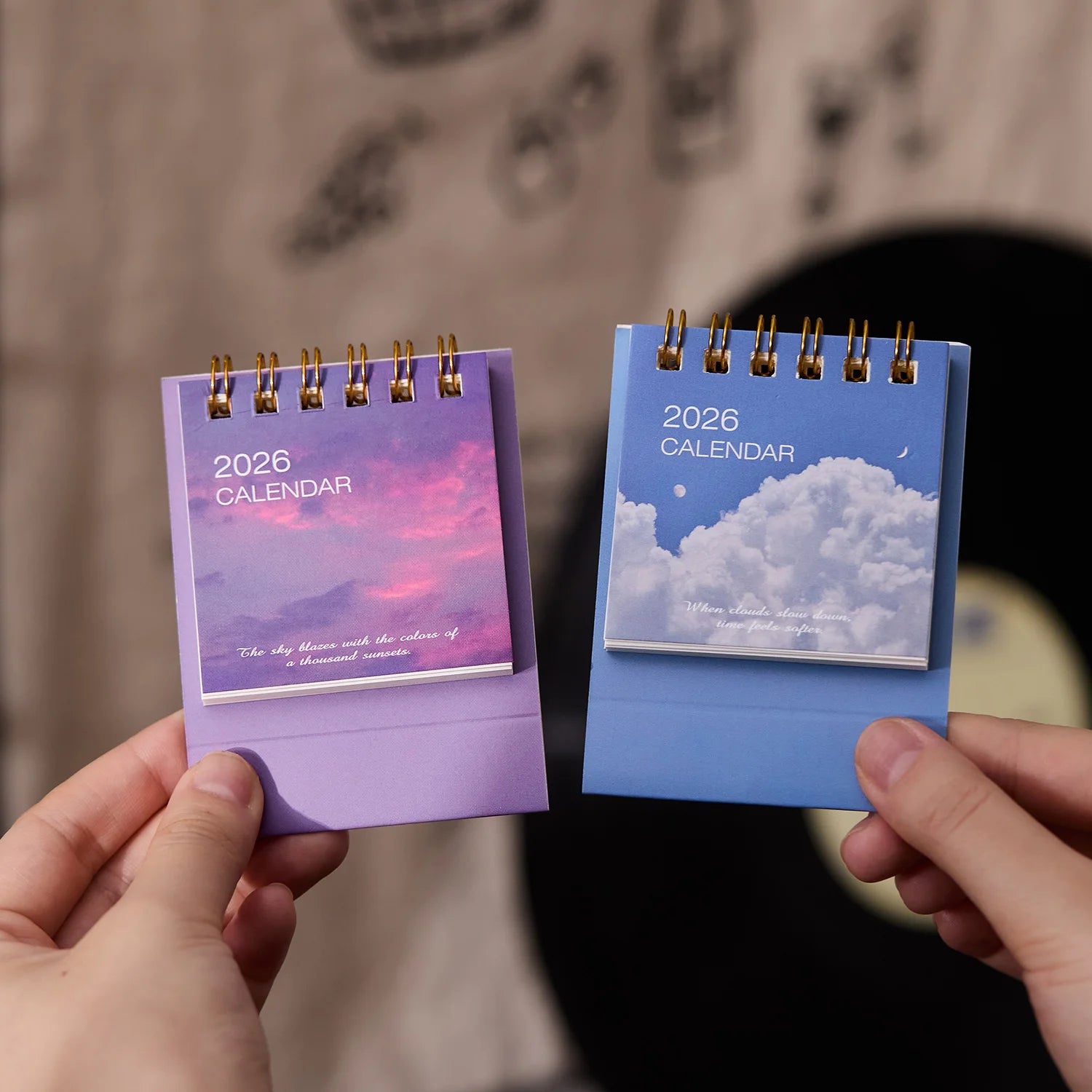 Simple Mini 2026 Calendar Office School Supplies calendar Desk calendar monthly Planner Desk accessories Decor Record