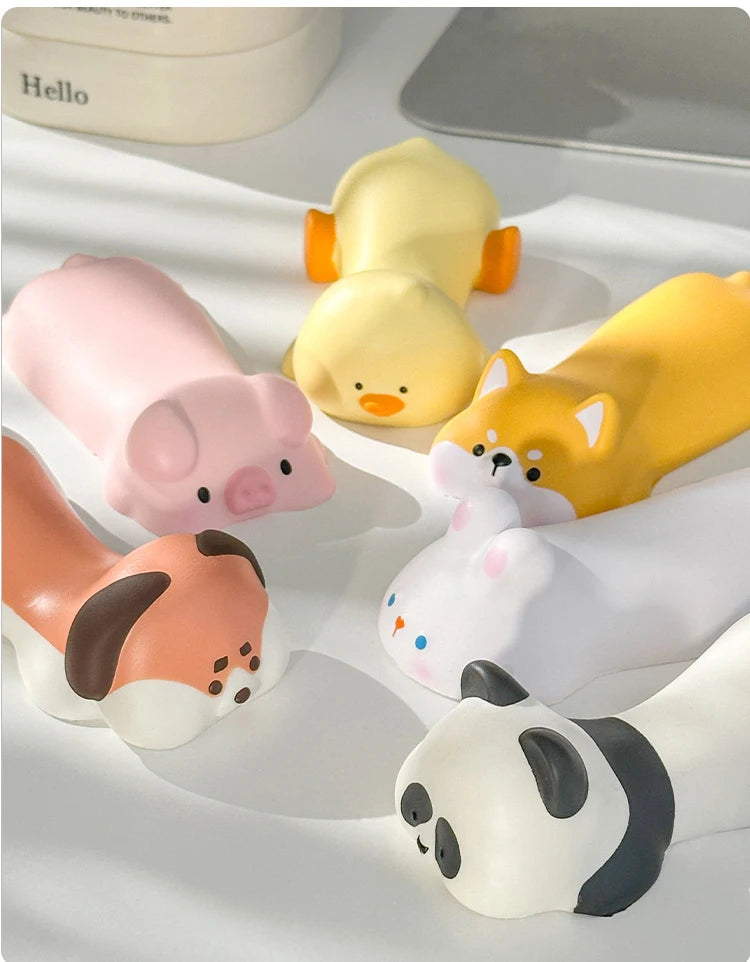 New Cute Animal Wrist Rest Support For Mouse Pad Computer Laptop Arm Rest For Desk Mouse Pad Wrist Rest Cat Dog Duck Panda Toys