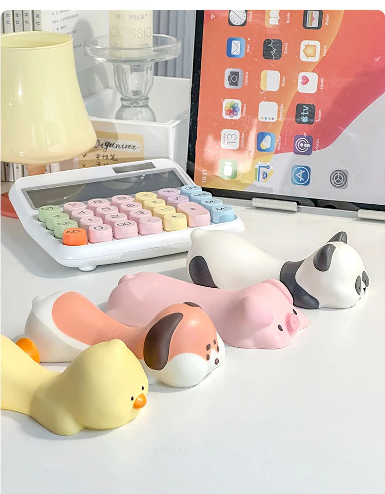 New Cute Animal Wrist Rest Support For Mouse Pad Computer Laptop Arm Rest For Desk Mouse Pad Wrist Rest Cat Dog Duck Panda Toys