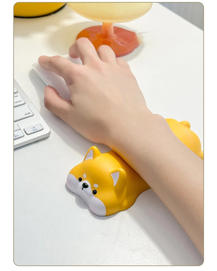 New Cute Animal Wrist Rest Support For Mouse Pad Computer Laptop Arm Rest For Desk Mouse Pad Wrist Rest Cat Dog Duck Panda Toys