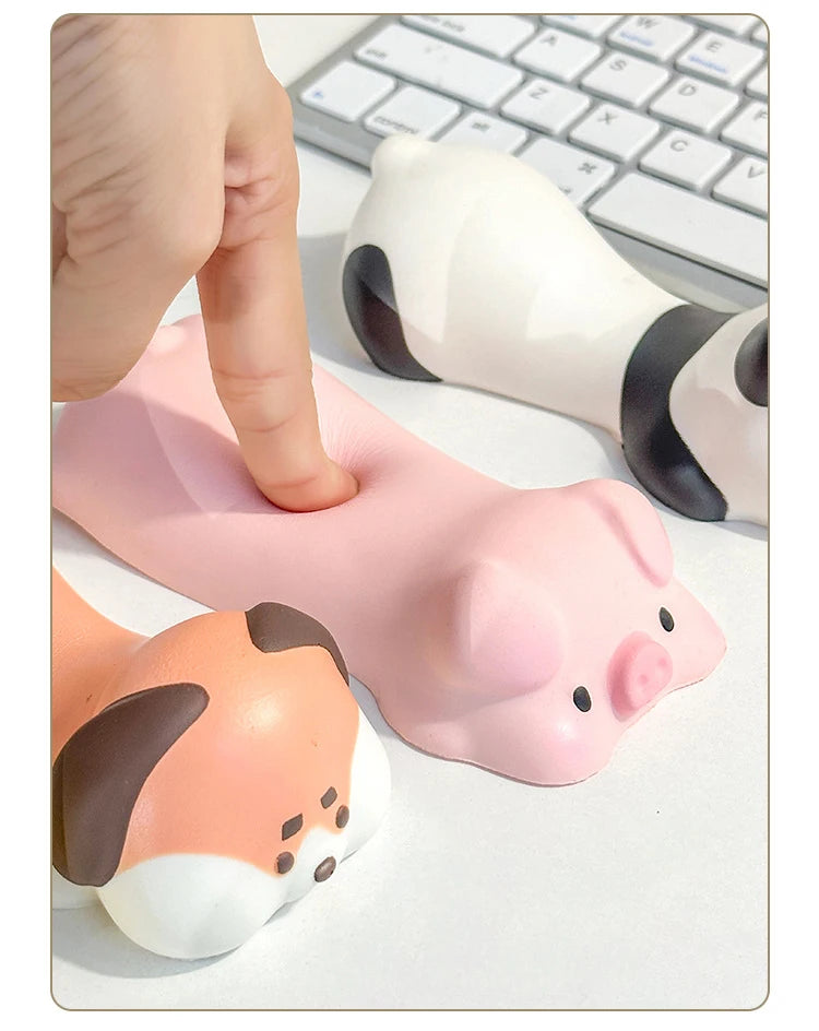 New Cute Animal Wrist Rest Support For Mouse Pad Computer Laptop Arm Rest For Desk Mouse Pad Wrist Rest Cat Dog Duck Panda Toys